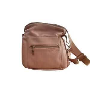 FAWN DESIGN x Vegan Leather Diaper Bag Purse Backpack Light Pink